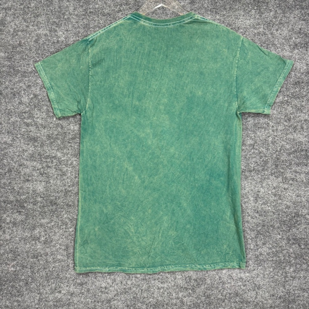 Sublime Band Tee Mens Medium Green 40oz. to Freedom Graphic T-Shirt Sun Grunge - Picture 7 of 8